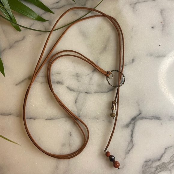 Brown & Rust Leather Wrap Around - Picture 4 of 4